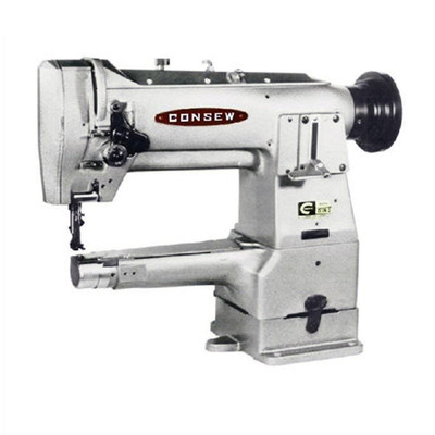 Consew 277R Series Single Needle Narrow Cylinder Bed Compound Walking Foot Industrial Sewing Machine with Table and Servo Motor Consew 277R Series Single Needle Narrow Cylinder Bed Compound Walking Foot Industrial Sewing Machine with Table and Servo Motor