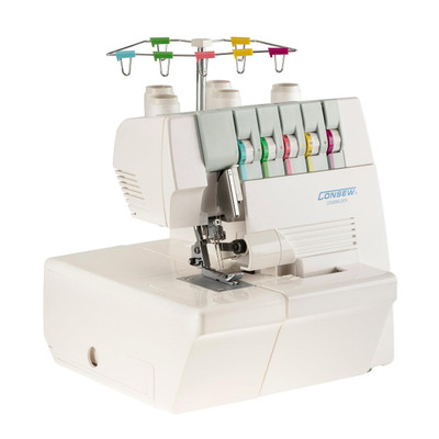  Consew 14TU2345 2/3/4/5 Thread Portable Coverlock Machine 