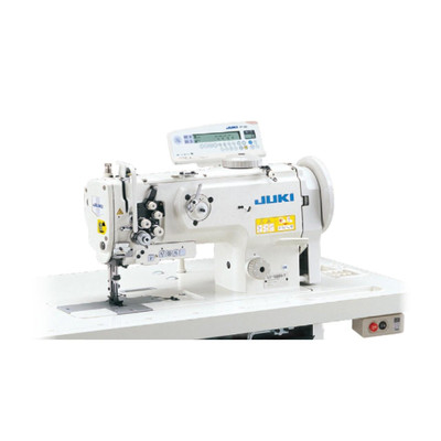 Juki JUKI LU-1560N-7 Double Needle Unison Feed Lockstitch Industrial Sewing Machine Complete Unit with Table and Motor Juki JUKI LU-1560N-7 Double Needle Unison Feed Lockstitch Industrial Sewing Machine Complete Unit with Table and Motor