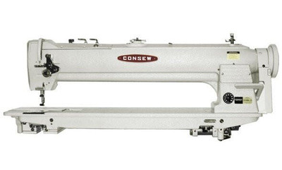 Consew 339RBL-25 Double Needle 25" Long Arm Compound Walking Foot Sewing Machine with Table and Servo Motor   Consew 339RBL-25 Double Needle 25" Long Arm Compound Walking Foot Sewing Machine with Table and Servo Motor