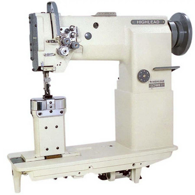 Highlead GC24608-2D Heavy Duty Double Needle with Thread Trimmer Post Bed Walking Foot Sewing Machine with Table and Servo Motor Highlead GC24608-2D Heavy Duty Double Needle with Thread Trimmer Post Bed Walking Foot Sewing Machine with Table and Servo Motor