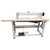  Consew 206RBL-30 Single Needle Compound 30 Inch Long Arm Walking Foot Sewing Machine with Table and Servo Motor 