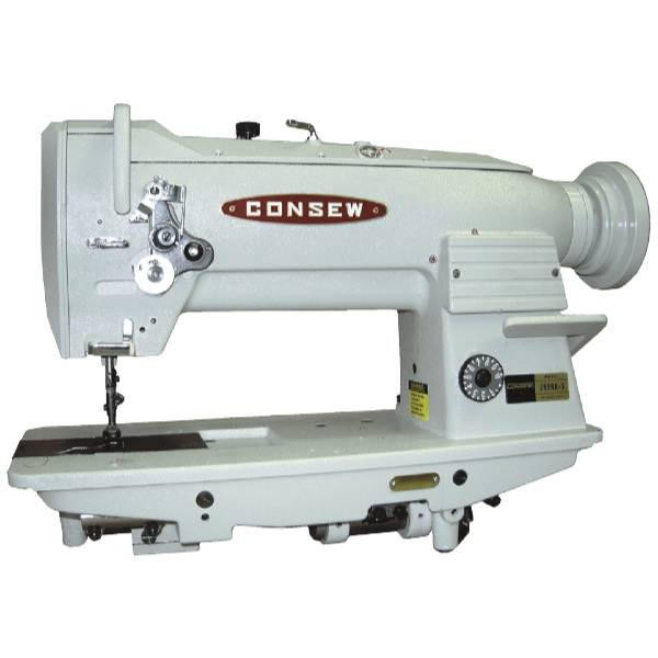  Consew 255RB-3​ Single Needle Compound Walking Foot Sewing Machine with Table and Servo Motor 