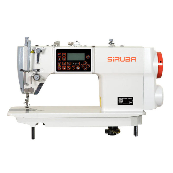  Siruba DL7200C-BM1-16Q Single Needle Decorative Stitch Fully Automatic Direct Drive Lockstitch Industrial Sewing Machine with Complete Tabling 