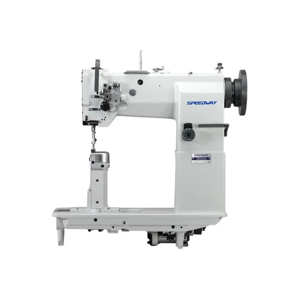  Speedway SW82440 Single Needle Post Bed Walking Foot Industrial Sewing Machine​ with Table and Servo Motor 