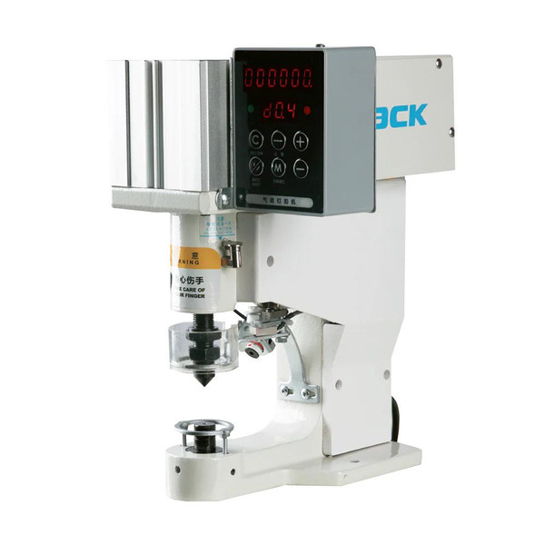  Jack 2808* Pneumatic Snap Button Attaching Machine Complete with Table, Stand, and Control Panel 