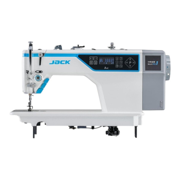 Jack A4C AI-Integrated Single Needle Direct Drive Fully Automatic Lockstitch Industrial Sewing Machine with Complete Tabling 