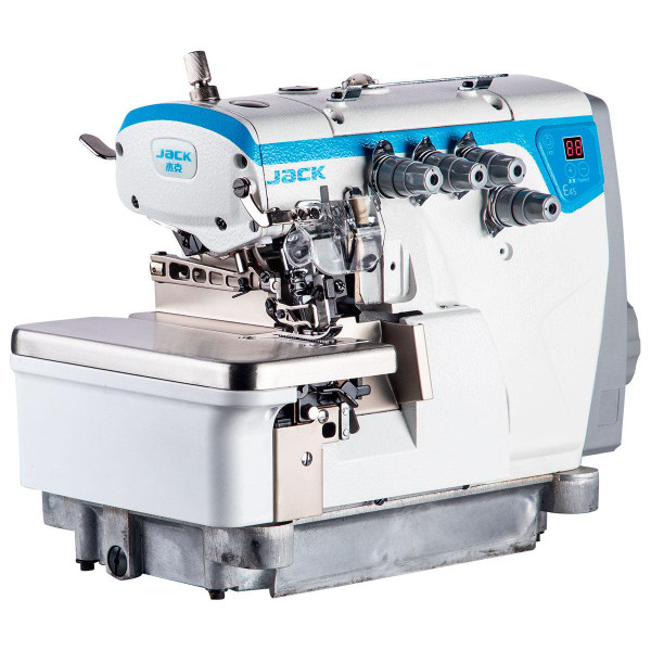  Jack E4S-6-03/333 4 Thread Direct Drive Overlock with Complete Fully Submerged Tabling 