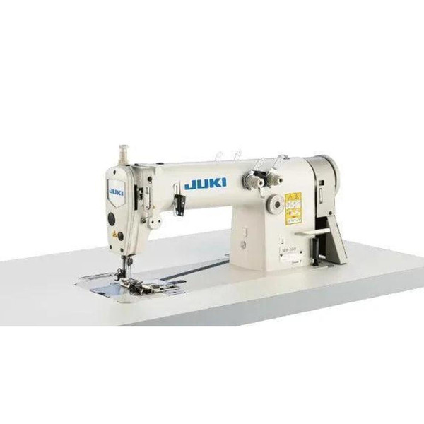  Juki MH-380-DU 2-Needle High-Speed Double Chainstitch Sewing Machine Complete Unit with Table and Servo Motor 