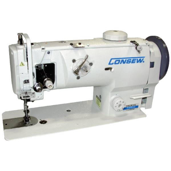  Consew Premier P1541S-CC Single Needle Compound Walking Foot Sewing Machine with Table and Servo Motor 