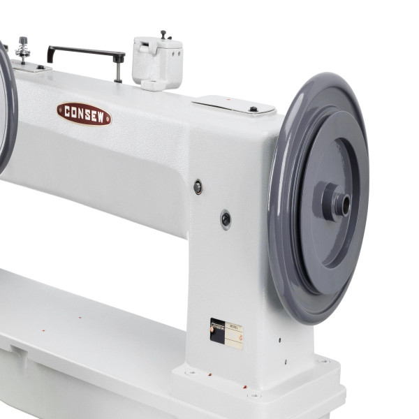 Consew 744R30-1 Extra Heavy Duty Single Needle Compound Walking Foot 30" Long Arm Sewing Machine with Table and Servo Motor
