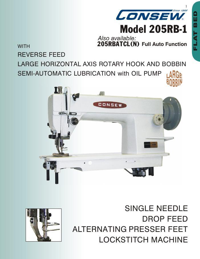 Consew 205RB-1 Series Brochure