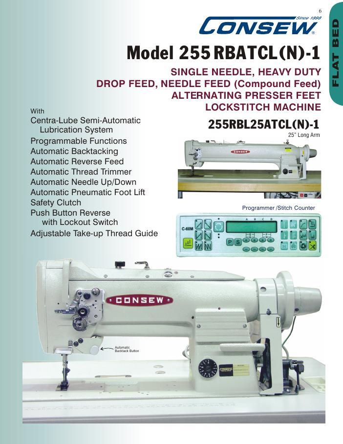 Consew 255RBATCL(N)-1 Brochure