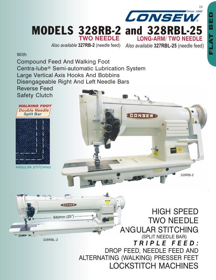 JUKI LU-2860ABS Double Needle Compound Walking Foot Semi-Dry Direct-Drive  Industrial Sewing Machine w/ Table & Servo Motor