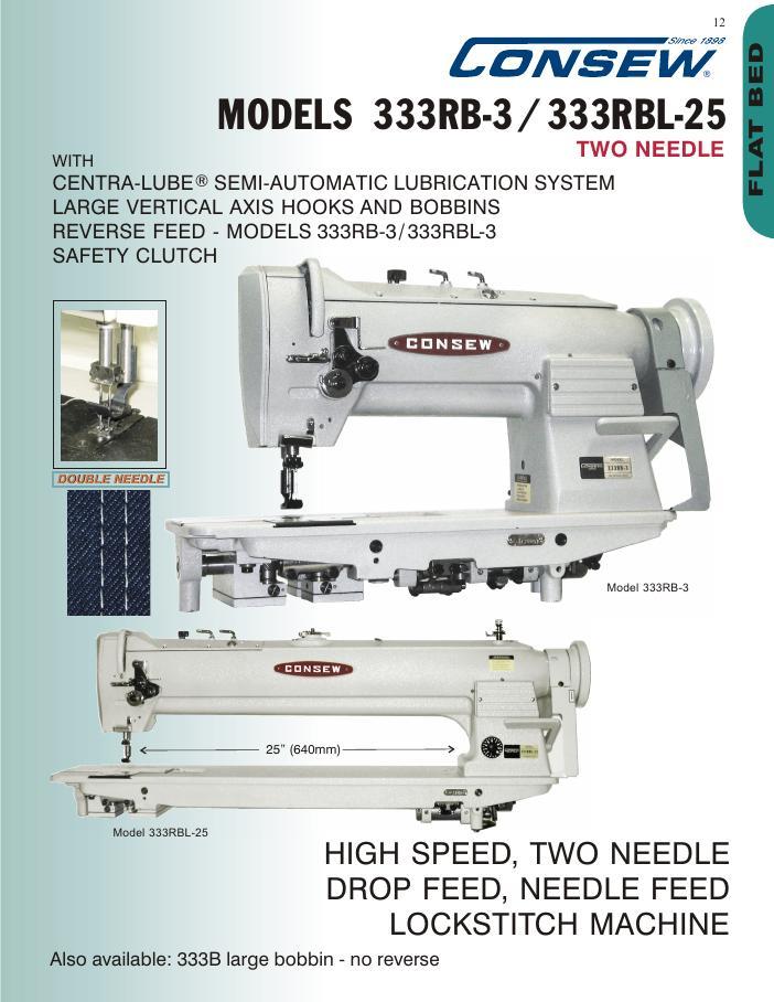 Consew 333RB-3 Series Brochure