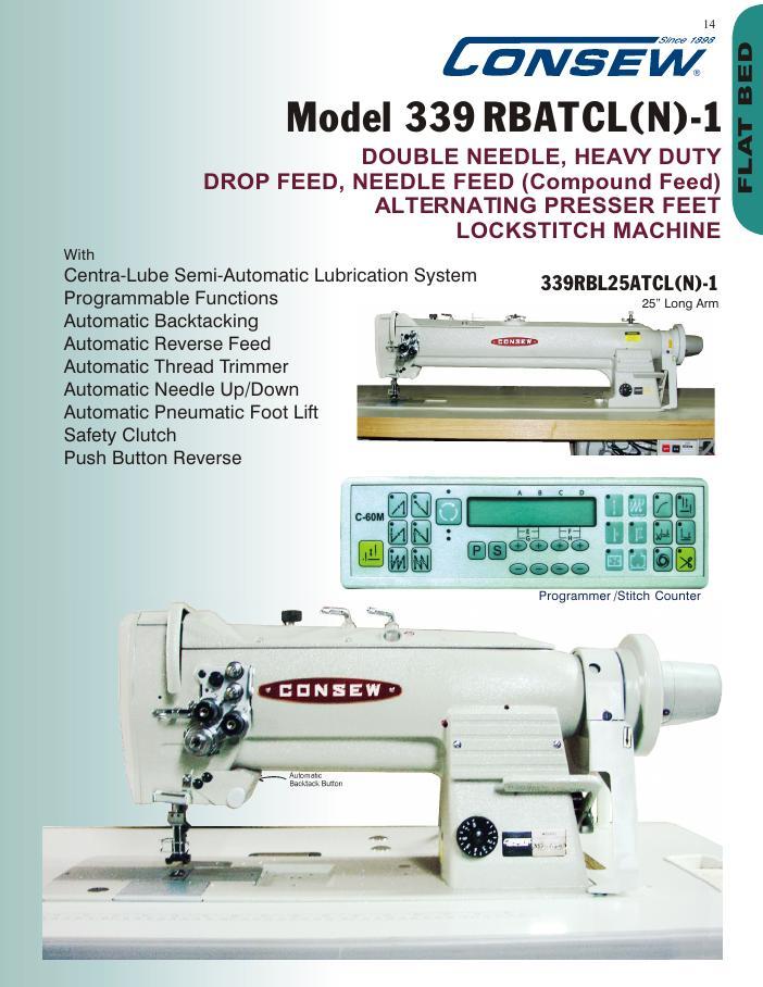 Consew 339RBATCL(N)-1 Brochure