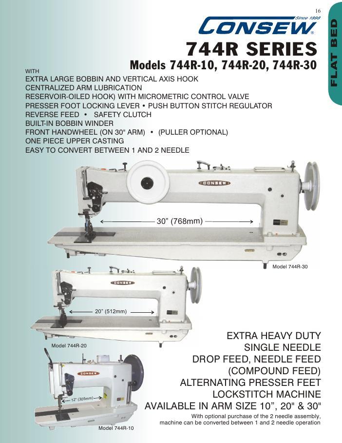 Consew 744R30 Series Brochure