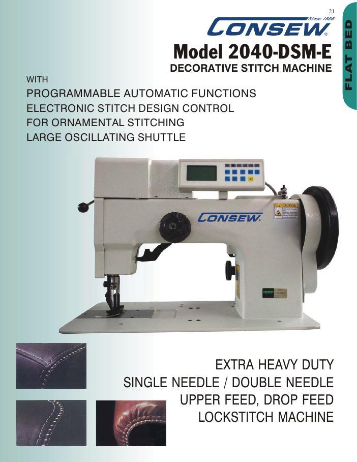 Consew 2040-DSM-E Brochure