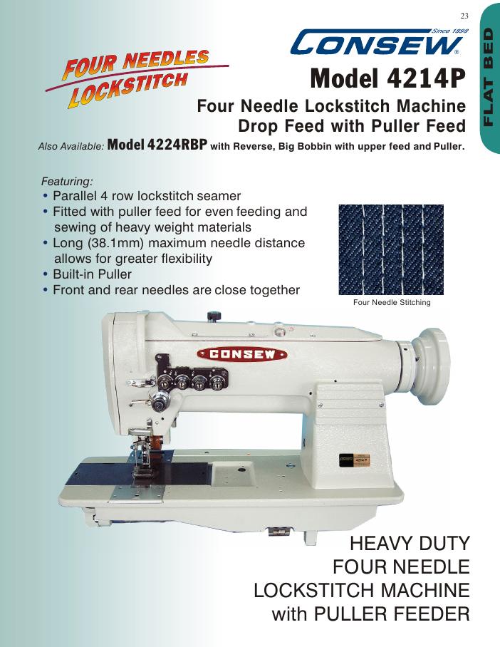 Consew 4214P Series Brochure