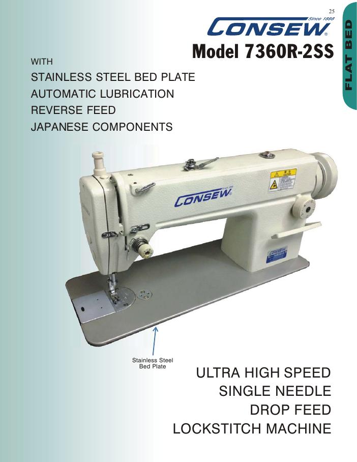 Consew 7360R-2SS Brochure