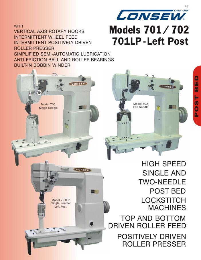 Consew 701 and 702 Series Brochure