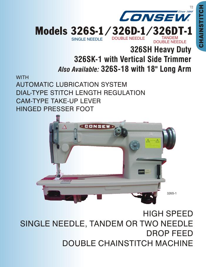 Consew 326 Series Brochure