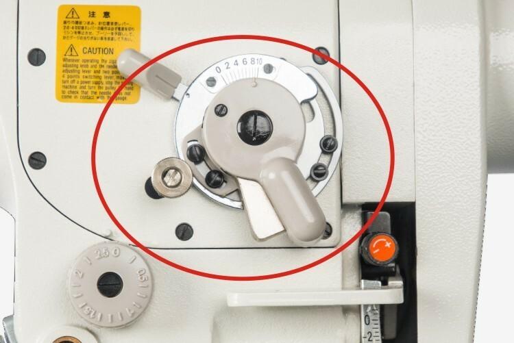 Jack 2284B-4E Direct Drive 3 Step Zig-Zag Bottom Feed Fully