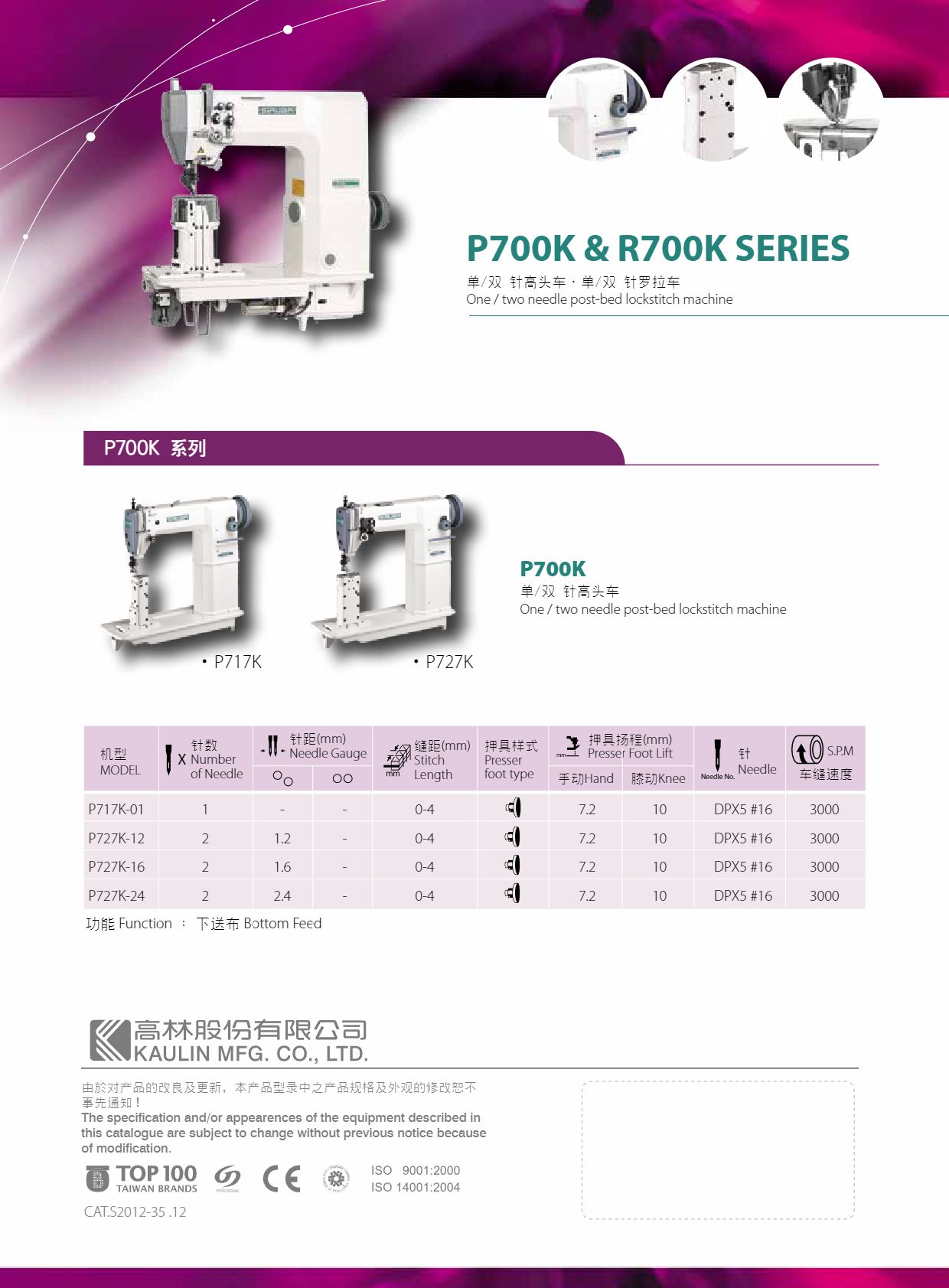 Consew 228R-11-2 Series Brochure