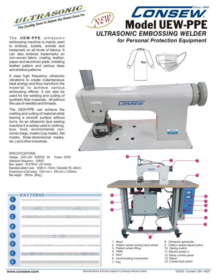 Consew USW-PPE Brochure