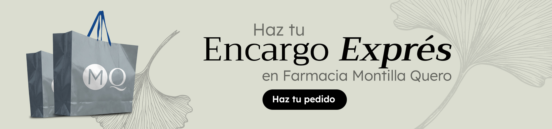Encargo exprés en Farmacia Montilla Quero, en Madrid