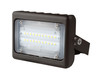 The LEDMPALPRO series is a group of premium architectural LED area luminaires designed to illuminate parking areas, pathways, building facades, loading docks, and a wide variety of other large, general site lighting applications. Multiple mounting options make the LEDMPAL a versatile luminaire for flood lighting, pole-, ground- and wall-mounted area lighting, and other outdoor lighting requirements.

▪ Available in 3000k (warm white), 4000k (neutral white) and 5000k (cool white) color temperatures.*
▪ Long-life LEDs provide 372,000 hours of operation with at least 70% of initial lumen output (L70).**
▪ LEDMPALPRO15 provides 1,593 lumens (114 lumens per watt, LPW) at 3000k; 1,603 lumens (115 LPW) at 4000k; and 1,624 lumens (116 LPW) at 5000k.*
▪ Standard optic provides an IES roadway type V distribution, or a 7V (vertical) x 7H (horizontal) NEMA floodlight distribution.
▪ Universal 120-277 AC voltage (50-60Hz) is standard.
▪ Power factor > 0.90.
▪ Total harmonic distortion < 20%.
▪ Color rendering index > 80.
▪ Optional glare shields (full & half) & wire guards are available.
▪ Die cast aluminum housing with durable, dark bronze powder coat finish—at least 2 mils thick on all surfaces—and a heat-resistant polycarbonate lens.
▪ Wireway enclosure is sealed with a water-tight, silicon rubber gasket.
▪ Effective projected areas (EPA's) are:
▪ Front = 0.05 s.f. (knuckle) / 0.06 s.f. (yoke)
▪ Side = 0.07 s.f. (knuckle & yoke)
▪ Face = 0.20 s.f. (knuckle) / 0.23 s.f. (yoke)
▪ Easy installation in new construction or retrofit applications.