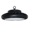 LED HIGH BAY ROUND - 100W, 150W & 220W, 5000K - The LEDHBR is a round LED high bay luminaire, which is designed to illuminate a wide variety of settings, including commercial, industrial & retail settings such as warehouses, manufacturing plants, sporting venues and big-box retailers. With a die cast aluminum housing and polycarbonate lens, the LEDHBR provides durability and high performance. High-efficacy, long-life LEDs provide both energy and maintenance cost savings compared to traditional, HID high bays.

▪ Available in 5000k (cool white) color temperature.*
▪ Long-life LEDs provide 69,000 hours of operation with at least 70% of initial lumen output (L70).**
▪ LEDHBR100W-5K provides 13,092 lumen output from 100 watts input (132 lumens per watt).*
▪ LEDHBR150W-5K provides 20,879 lumen output from 147 watts input (142 lumens per watt).*
▪ LEDHBR220W-5K provides 27,023 lumen output from 226 watts input (120 lumens per watt).*
▪ Universal 120-277 AC voltage (50-60Hz) is standard. 480 AC voltage is available for LEDHBR150W-5K & LEDHBR220W- 5K by special order.
▪ 0-10vdc dimming drivers are standard.
▪ Power factor > 0.90.
▪ Total harmonic distortion < 20%.
▪ Color rendering index > 80.
▪ Painted die cast aluminum housing.
▪ Easy installation in new construction or retrofit.
▪ Model #'s LEDHBR100W LEDHBR150W LEDHBR220W
* Contact factory for other color temperatures and lumen packages.
** L70 hours are IES TM-21-11 calculated hours.