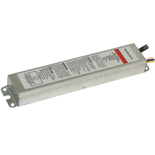 Works with or without an AC ballast to convert new or existing fluorescent fixtures in to unobtrusive emergency lighting.
Operates one lamp in the emergency mode for a minimum of 90-minutes.
Provides a maximum initial lumen output of 500 lumens.
Dual 120/277 voltage.
Charge rate/power “ON” LED indicator light and push-to-test switch for mandated code compliance testing.
4.8V long life, maintenance-free, rechargeable sealed NiCd battery.
Internal solid-state transfer switch automatically connects the internal battery to fluorescent lamp for minimum
90-minute emergency illumination.
Fully automatic solid-state, two rate charger initiates battery charging to recharge a discharged battery in 24 hours.
Time delay enhancement to overcome end-of-life circuit protection.
Suitable for installation inside, on top or in remote* of the fixture.
Can be used in both switched and unswitched fixtures.
UL Listed for factory or field installation.