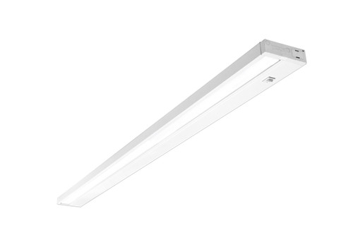 Allows for easy replacement of existing fluorescent, incandescent, halogen and xenon under cabinet lighting. Built-in driver, captive screws and knockouts for easy installation in new work or remodel applications.

• Built-in integral electronic driver
• Dimmable 120V
• On / Off rocker switch
• ≥80 or ≥90 CRI
• Available in 9 different lengths
• Rear panel punch-in electrical connectors for easy wiring
• 2700K available
• 50,000 hour life expectancy
• Finish: white
• Linkable up to 400W
