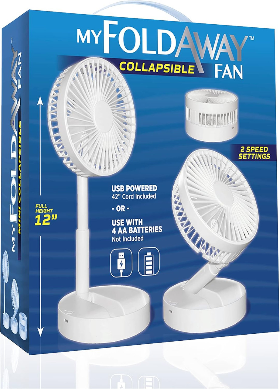 Bell + Howell MyFoldAway Mini Fan White - 1 Ea