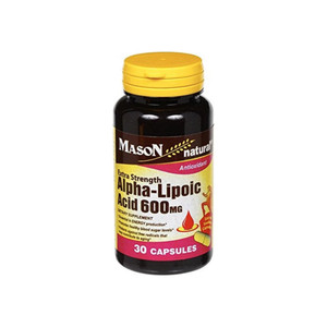 Mason Natural Natural Alpha Lipoic Acid 600 Mg, 30 Ea