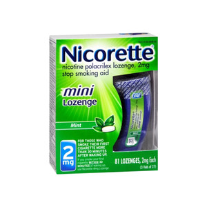 Nicorette 2 Mg Mini Lozenges Mint 81 Each