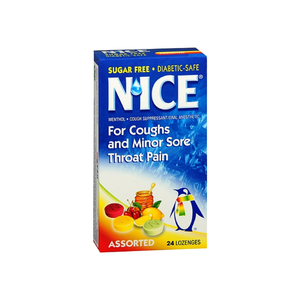 N'Ice Lozenges Sugar Free Menthol Eucalyptus, Assorted 24 Ea