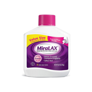 Miralax Powder Laxative, 45 Doses 26.9 Oz