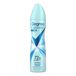 Degree Motionsense Anti-Perspirant Dry Spray, Shower Clean, Women - 3.8 Oz