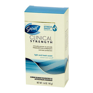 Secret Clinical Strength Light & Fresh Scent Advanced Solution Deodorant - 1.6 Oz