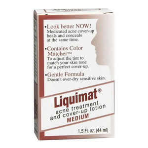 Liquimat Acne Treatment And Cover-Up Lotion Medium 1.50 Oz