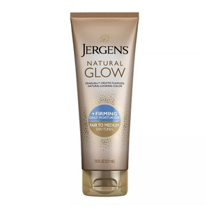 Jergens Natural Glow Firming Moisturizer, Fair To Medium Skin Tones - 7.5 Ounces