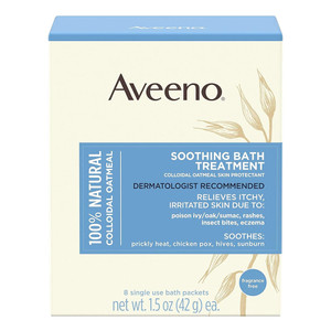 Aveeno Soothing Bath Treatment, Single Use Packets - 8 Ea