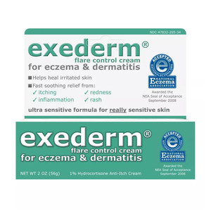 Exederm Flare Control Cream For Eczema & Dermatitis 2 Oz