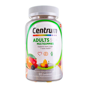 Centrum Multigummies Multivitamin For Adults 50 Plus Assorted Fruit - 90 Ea