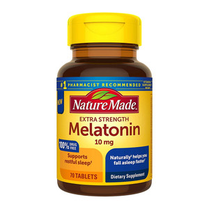 Nature Made Extra Strength Melatonin 10 Mg Sleep Aid Supplement - 70 Count