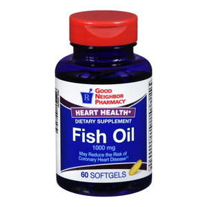 Gnb Mega Omega-3 Fish Oil Supplement , 60 Softgels
