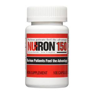 Nu-Iron Iron Supplement 150Mg Capsules - 100 Count