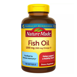 Nature Made Fish Oil 1200 Mg Softgels 100 Ea